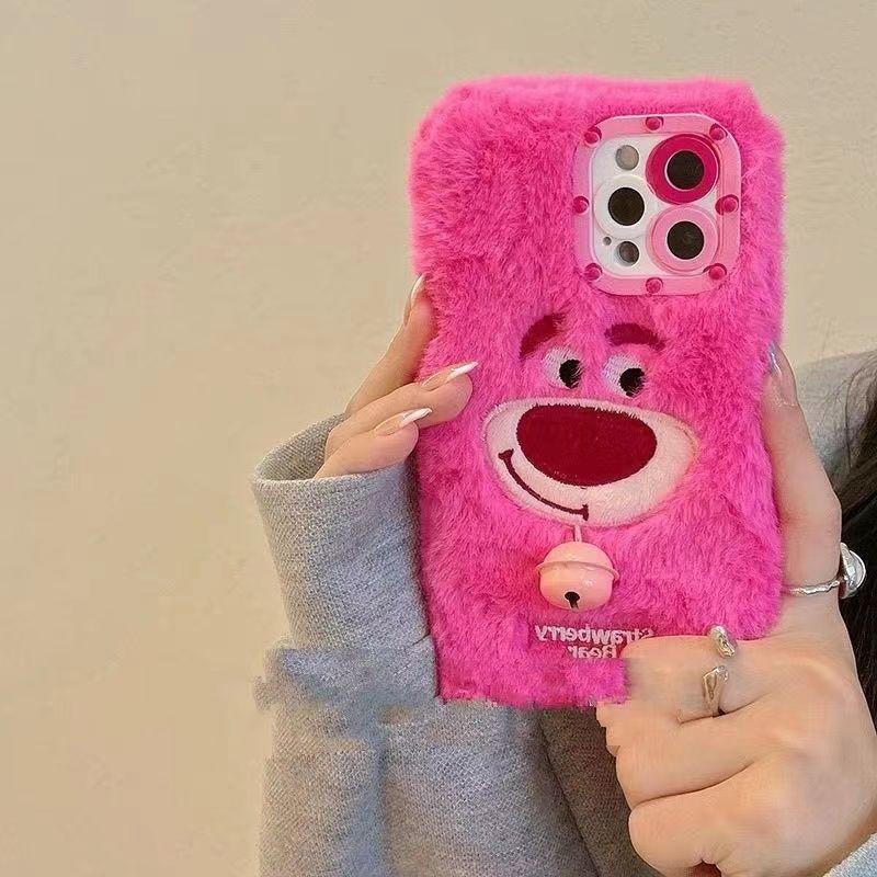 Warm Plush Lotso Bear iPhone Case iPhone 14