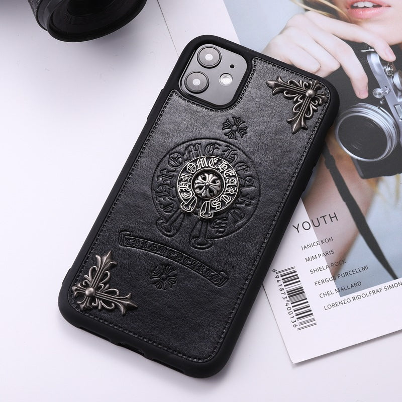 ChromeHearts Leather iPhone Case iPhone 14