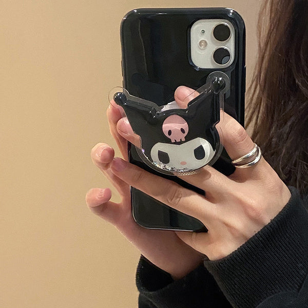 Sanrio All Black Kuromi iPhone Case