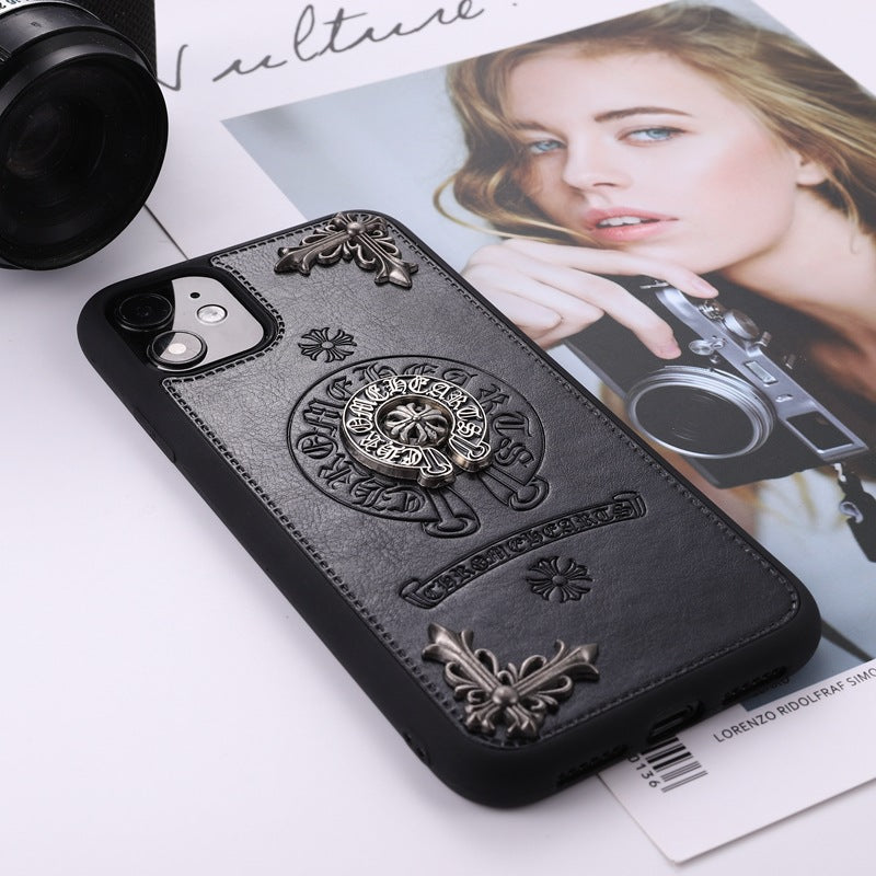 ChromeHearts Leather iPhone Case iPhone 14