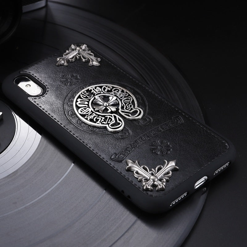 ChromeHearts Leather iPhone Case Punk Vibe iPhone 14