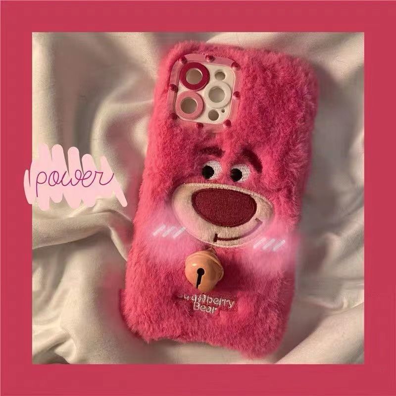 Warm Plush Lotso Bear iPhone Case iPhone 14 YNYstore