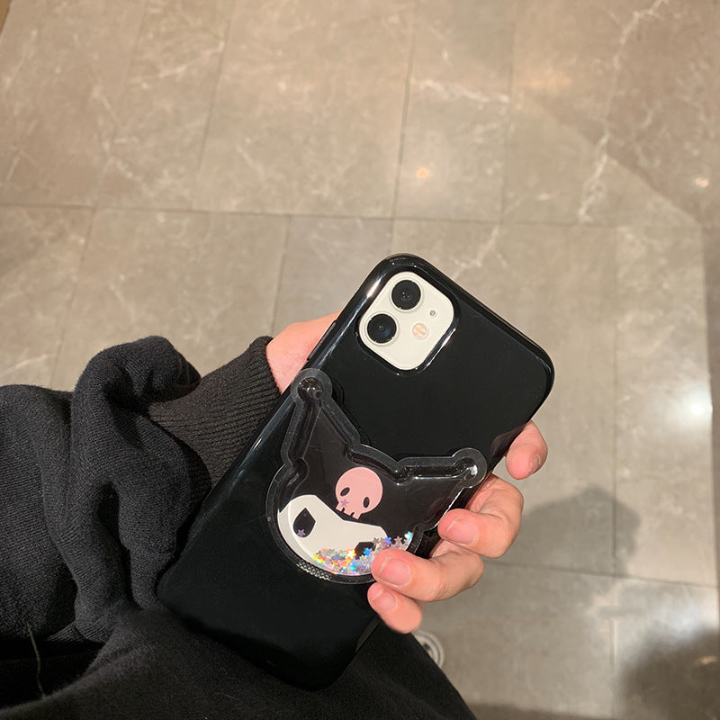 Sanrio All Black Kuromi iPhone Case