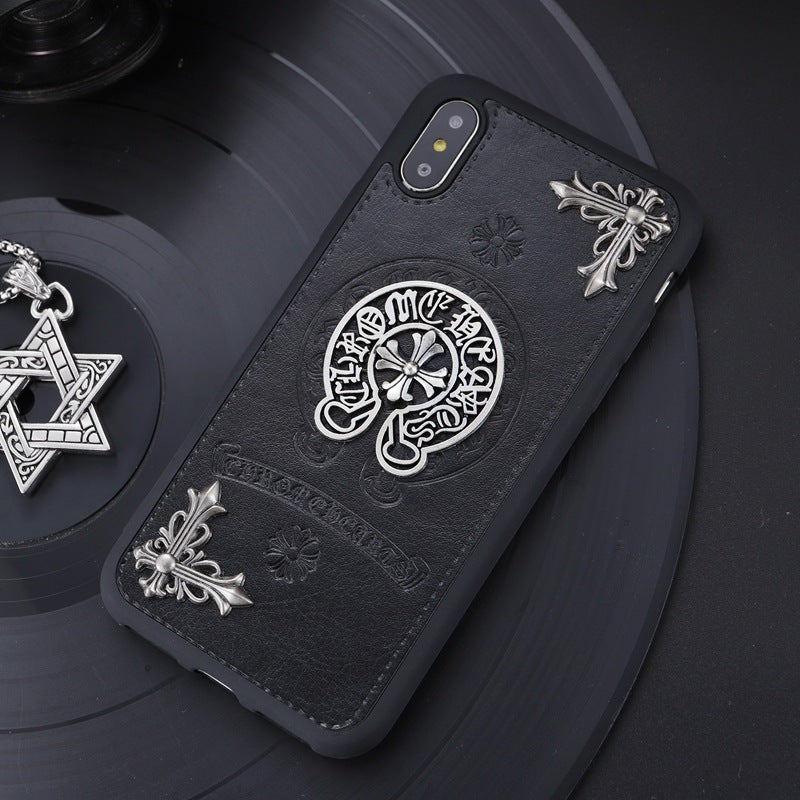 ChromeHearts Leather iPhone Case Punk Vibe iPhone 14