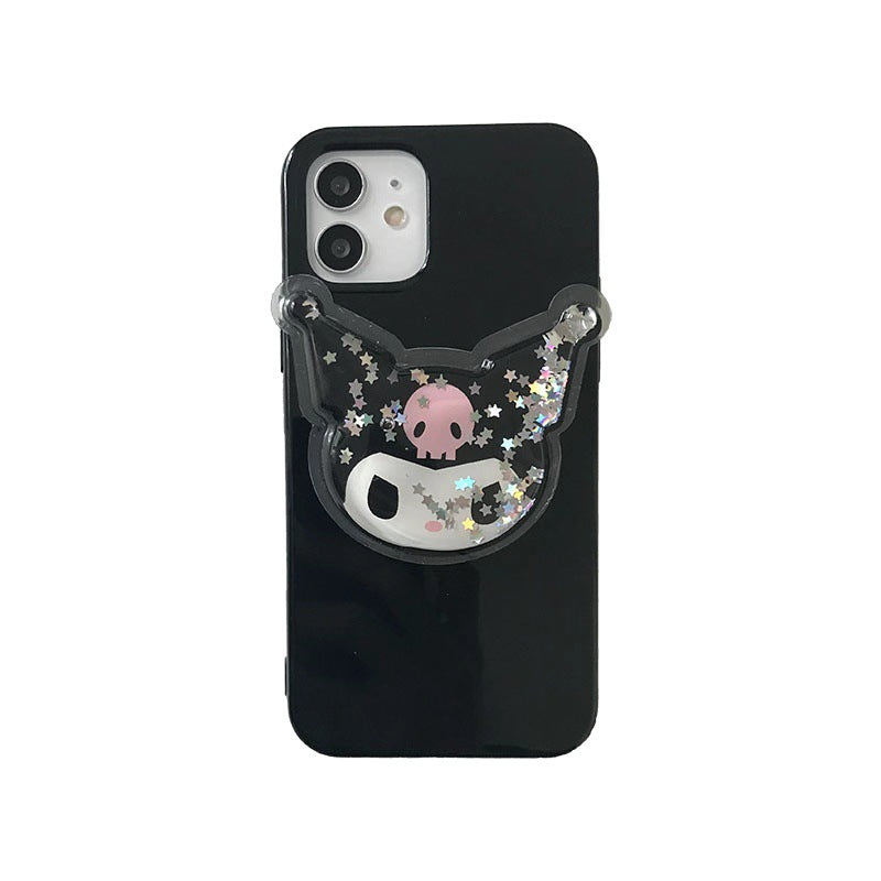 Sanrio All Black Kuromi iPhone Case