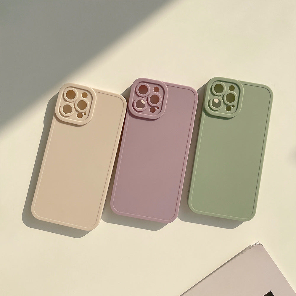 Matte Morandi Color Soft Touch iPhone Case iPhone14